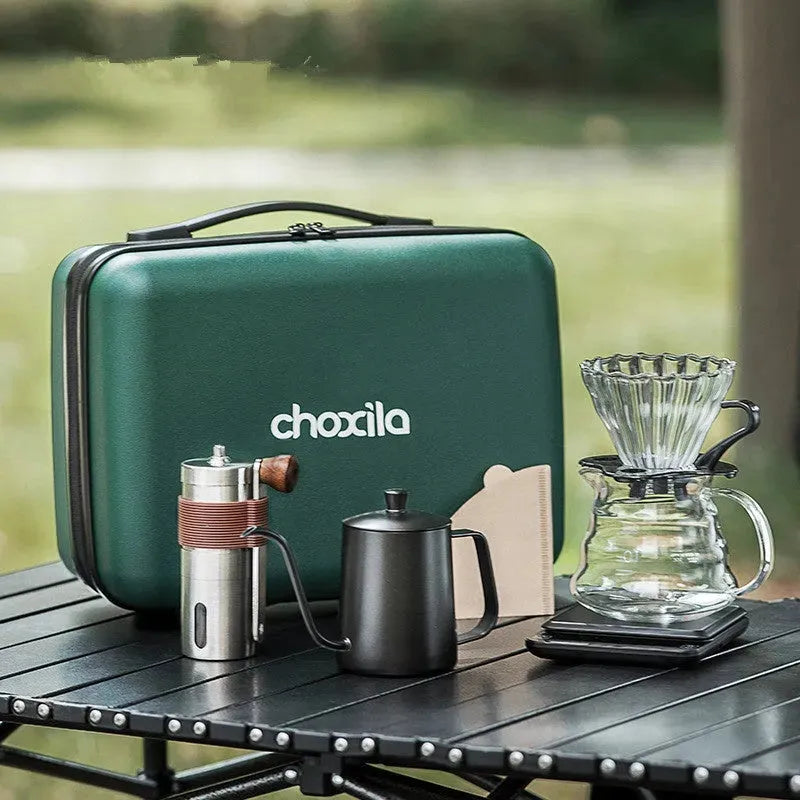 Hand Made Coffee Maker Suit Portable Outdoor Hand Grinding Coffee Suit Suit - Bellarte Enchanté Hand Made Coffee Maker Suit Portable Outdoor Hand Grinding Coffee Suit Suit